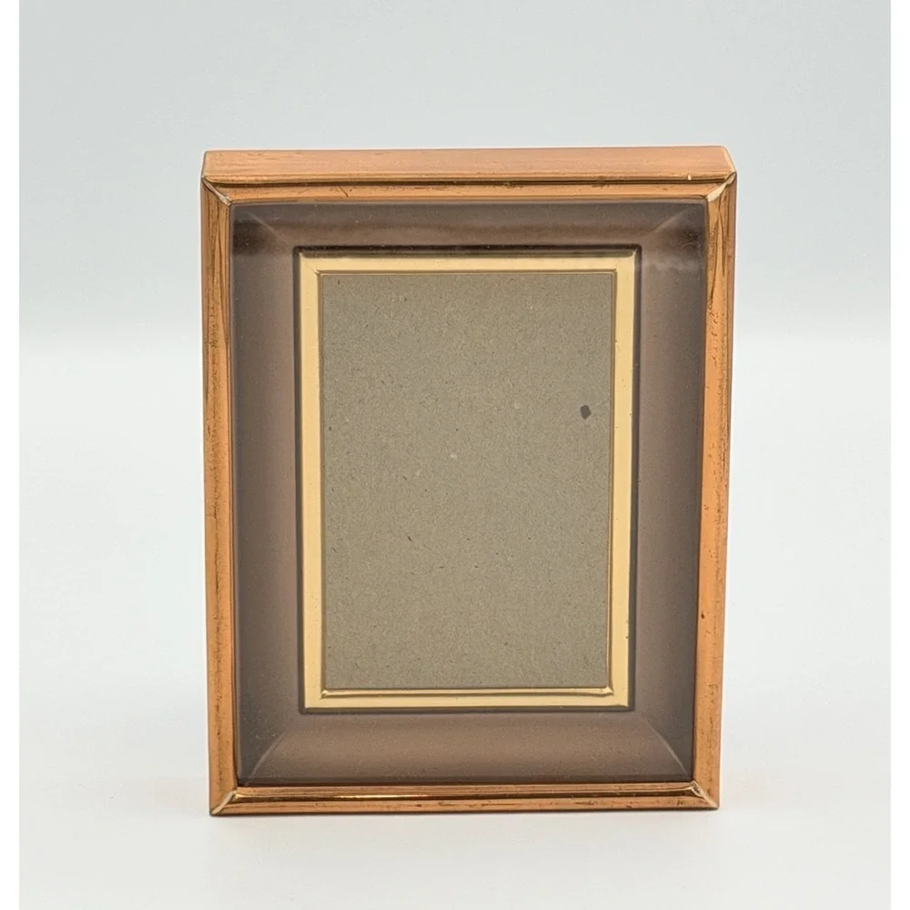 VTG Coppercraft Guild Copper Picture Frame 2x3 Desktop MCM Accent Display